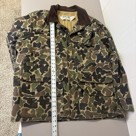 Vintage 70’s Duck Camo Hunting Jacket Sz 46 XL Barn Coat USA Chore Coat Rare - Picture 7 of 8